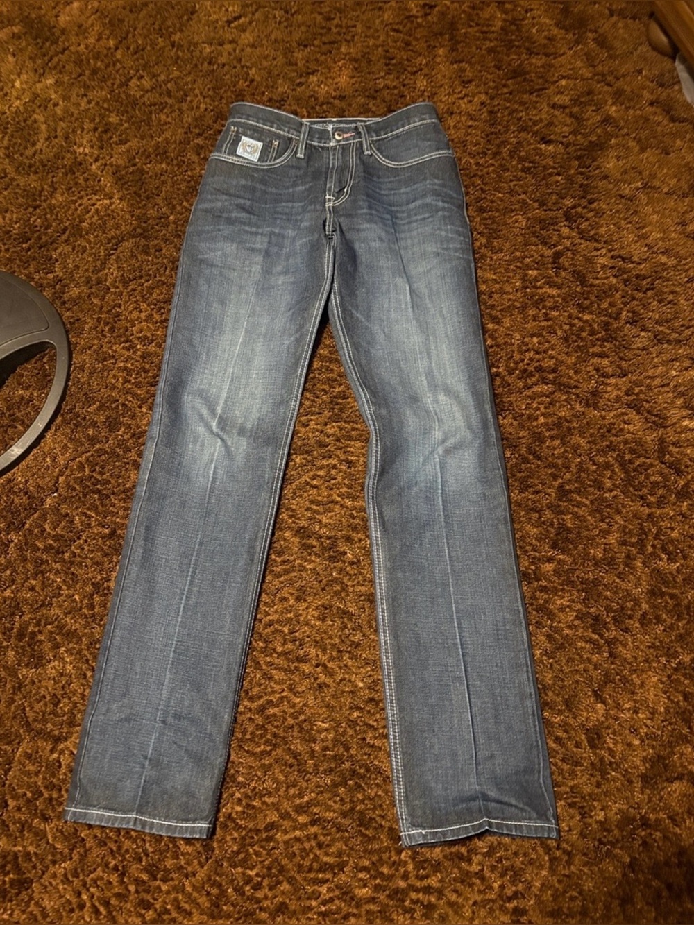 Men's cinch boot cut relaxed jeans